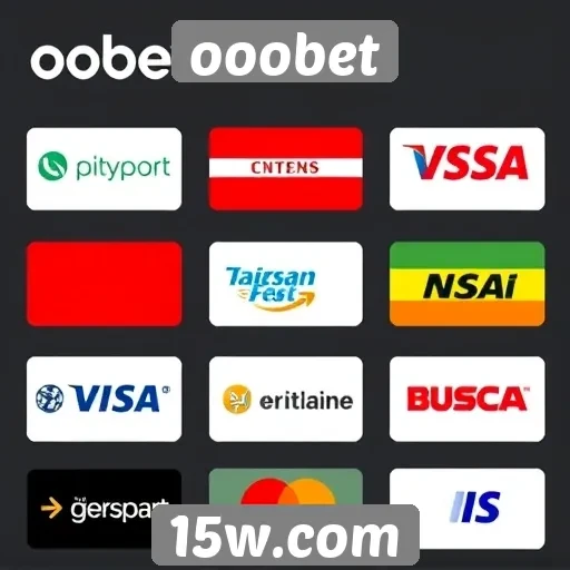 Variedade de métodos de pagamento no ooobet